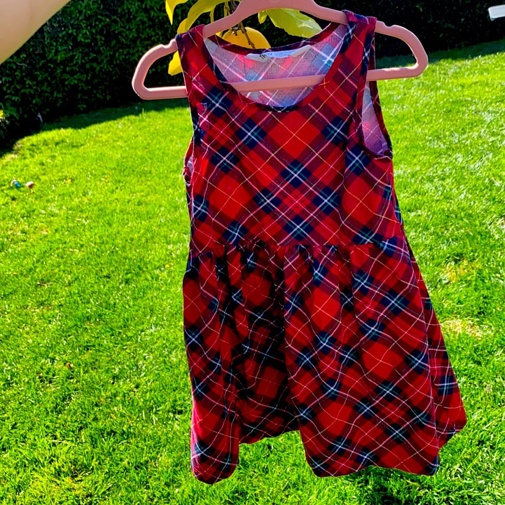 EUC plaid girls dress size 3-4